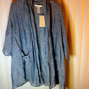 NWT/CHEYENNE LINEN DUSTER